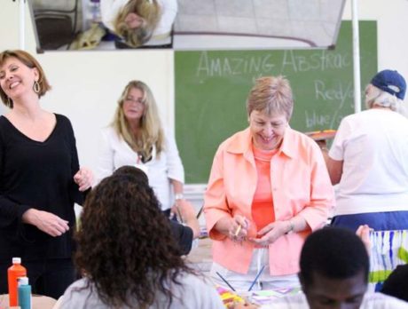 Hugs bring joy to Vero museum’s intergenerational art class