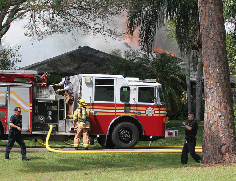 Fire destroys Sebastian home