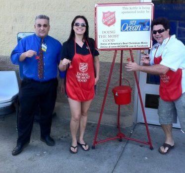 Ringing the bell for Salvation Army