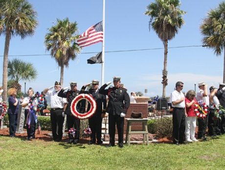 Sebastian marks 10 years after 9/11 with ceremony, piece of steel