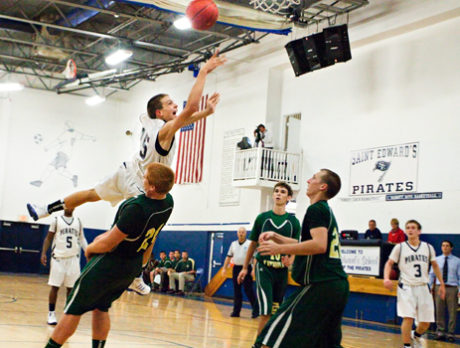 St. Edward’s Boys Basketball Falls to Central Catholic; 58-46.