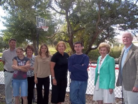 3 Vero Beach families help build new basketball court for youth