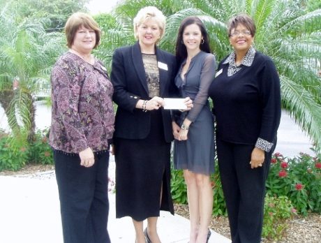 Children’s Home Society awarded check from Taste of Vero event