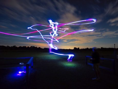 Night flight at the Airmasters Flying Field