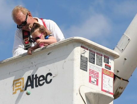 Children touch trucks, blare horns at annual festival