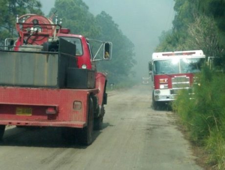 North County brush fire threatens homes