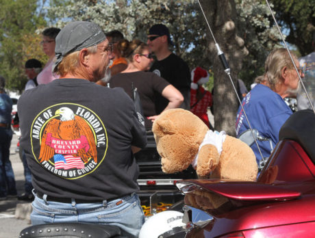 “Rudolph” leads the way during ABATE toy run