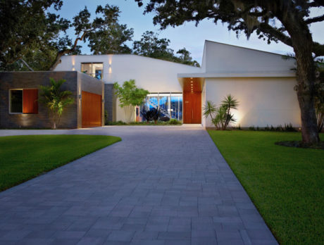 Modern marvel overlooks lagoon in Central Beach