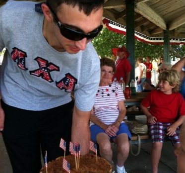 Sebastian celebrates Fourth of July