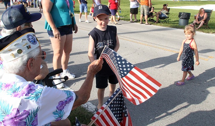Sebastian celebrates Fourth of July
