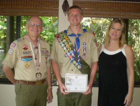 First IRC Eagle Scout to earn the distinguished National Adams Award