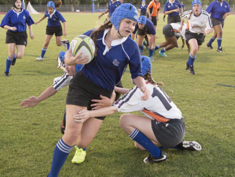 Tough stuff: Rugby’s a hit with Sebastian girls