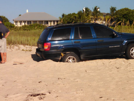 Jeep stuck on South Beach leads to criminal charge