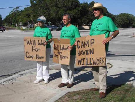 Volunteers turn out to support Camp Haven