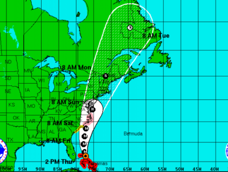 Hurricane Irene – Aug. 25 – 2 pm