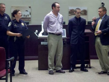 2 Sebastian men who rescued woman from submerged car recognized