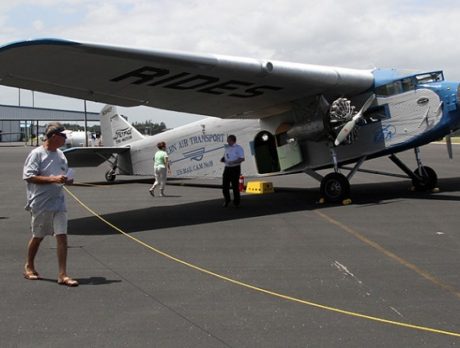 Ford Tri-Motor plane visits Vero Beach