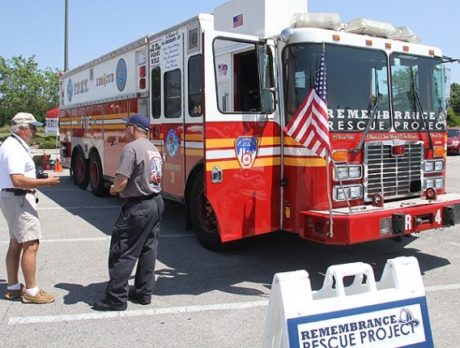 9/11 Fire Engine on display