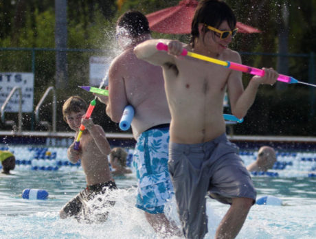 Students celebrate end of summer at Youth Guidance Pool Party