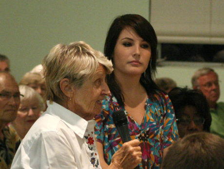AAUW thanks Indian River Charter High students, director for forum sound
