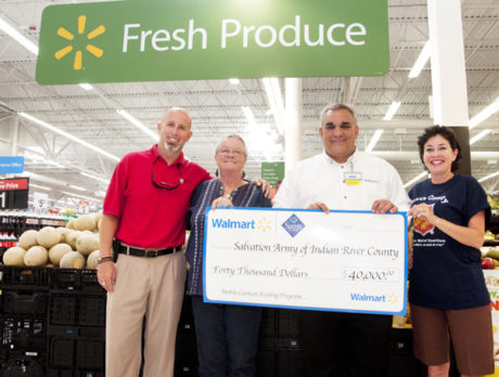 Sebastian’s Walmart donates $40k to Salvation Army’s canteen