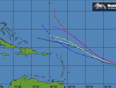 Hurricane Katia – Sept. 1 – models