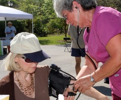 Seniors come for health, learn about By the River in Sebastian