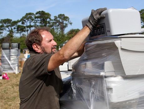 Pallets of TVs, computers, printers spared from landfill