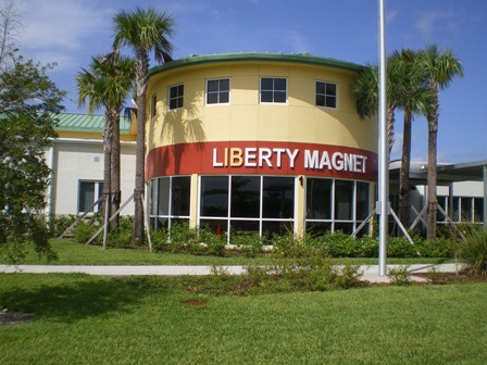 Hundreds protest transfer of Liberty Magnet’s principal