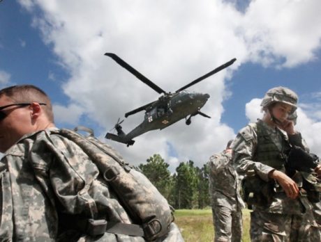 Cadets train with Army Blackhawk in Fellsmere