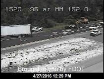 CRASH: Roadblock reported on I-95 at mile 152