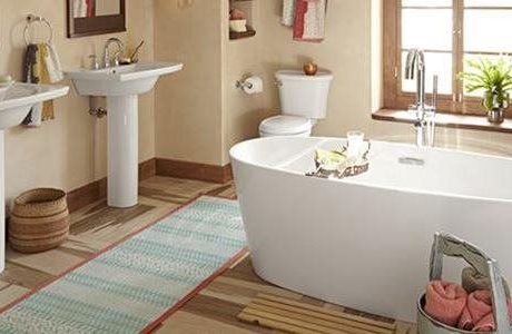 Make a striking focal point the foundation of your spa-like bathroom