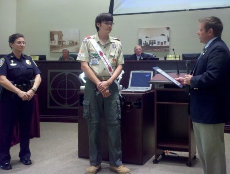 Eagle Scout Jeffrey Price recognized