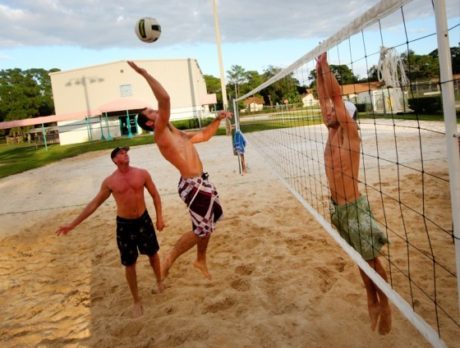 Beach volleyball at Leisure Square