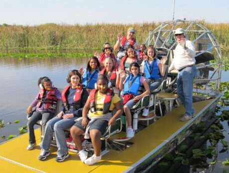 Youth Guidance children enjoy gators and airboats