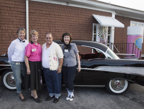 A Sock-sess! Fifties fundraiser had ’em hopping