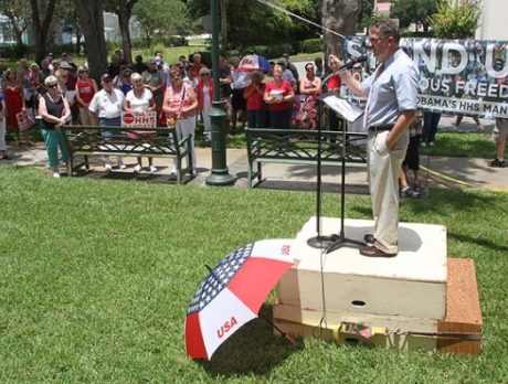 Religious Freedom Rally in Vero Beach