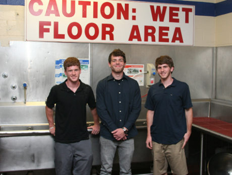 Three brother Eagle Scouts take on the ‘dish pit’ at Indian River Estates