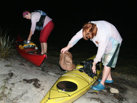 Maine-iac kayakers stop in Sebastian on way to Keys