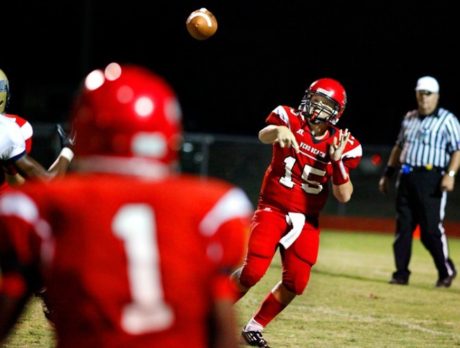 Vero Beach Fighting Indians defeat West Boca, 37-7.