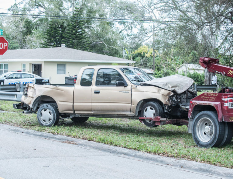 UPDATED: Crash snaps utility pole