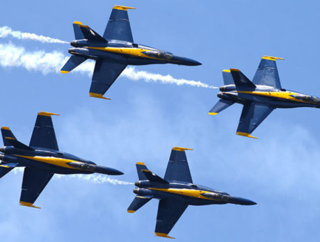 Blue Angels write love letter in skies over Vero