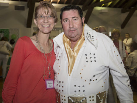 ‘Elvis’ enters the building for Cat’s Meow fundraiser