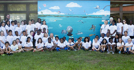 Indian River Academy mural illustrates beauty of lagoon