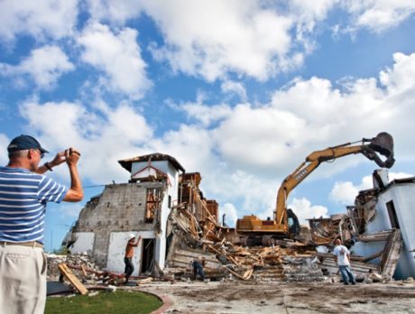County demolishes abandoned Marsh Island home