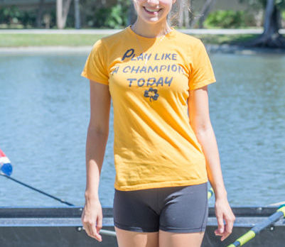 Notre Dame alumnae train with Rowing Club Youth Crew