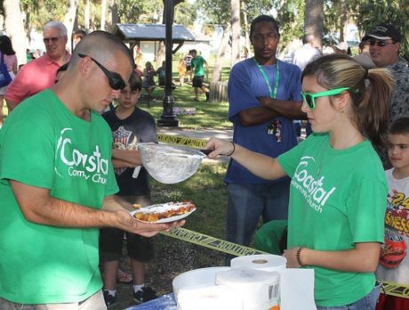 Hundreds turnout for free block party at Riverview Park