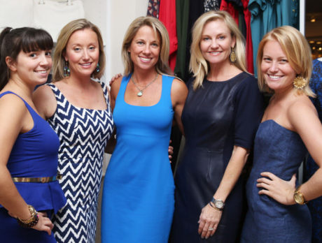 Women in blue step out at Sassy to benefit Hibiscus