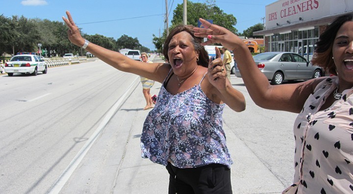 President Obama passes through Vero Beach