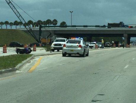 Westbound CR512 at I-95 reopens after motorcycle crash